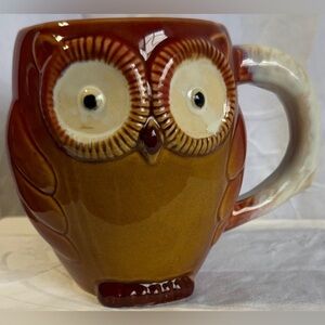 Owl Shaped Ceramic Mug NWT